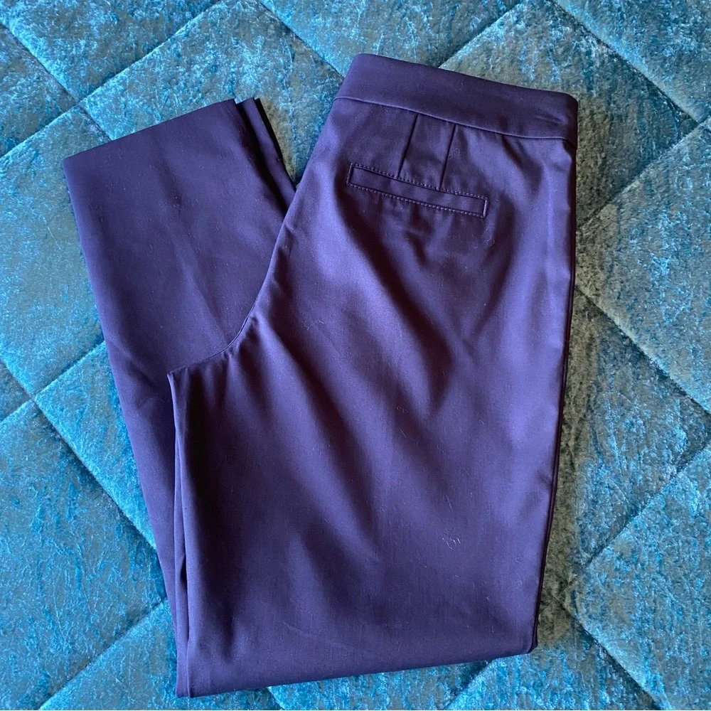 Tory and Burch Callie Navy ankle pants NWOT - Picture 3 of 7